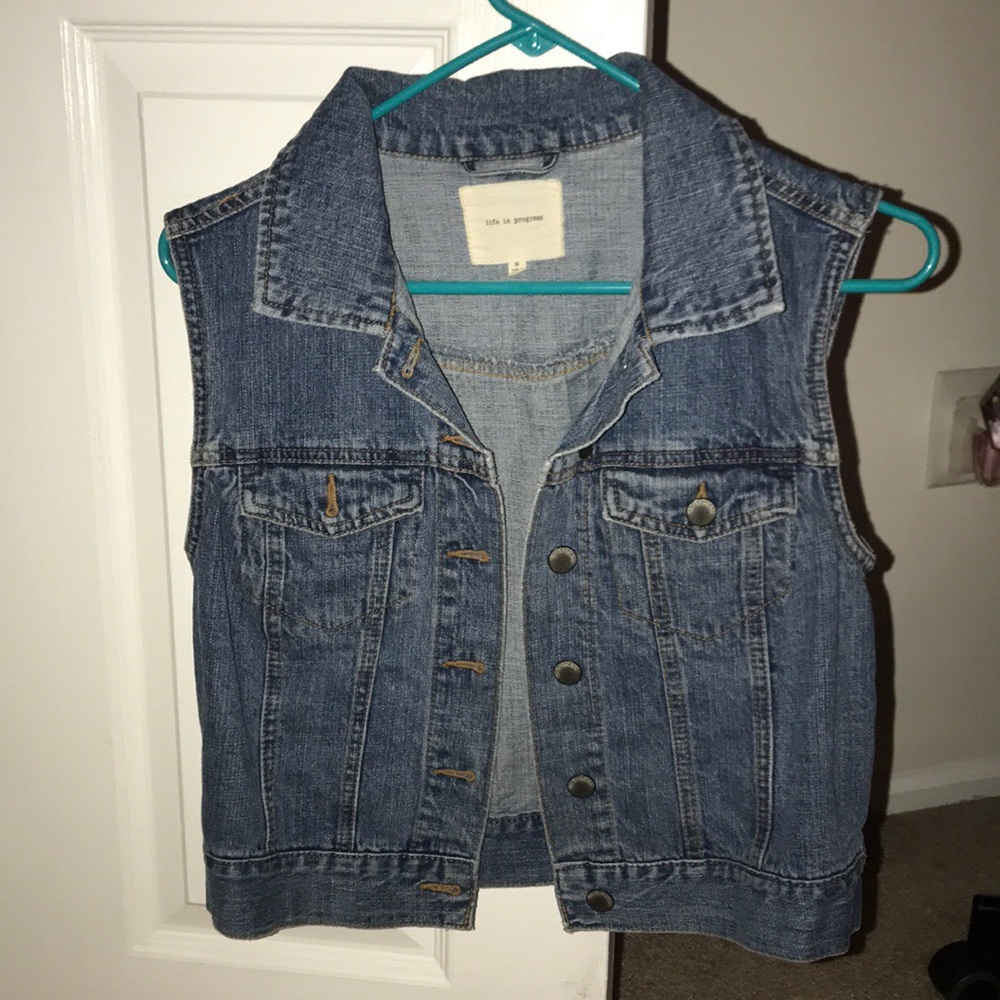 Denim vest great condition